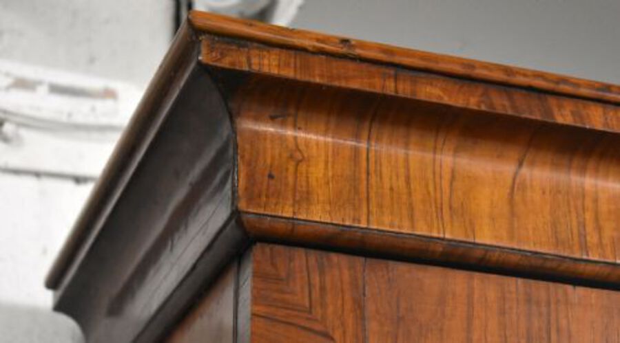 Antique George II Walnut Bureau Bookcase