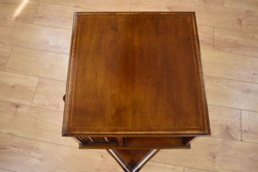 Antique Edwardian Mahogany Revolving Bookstand