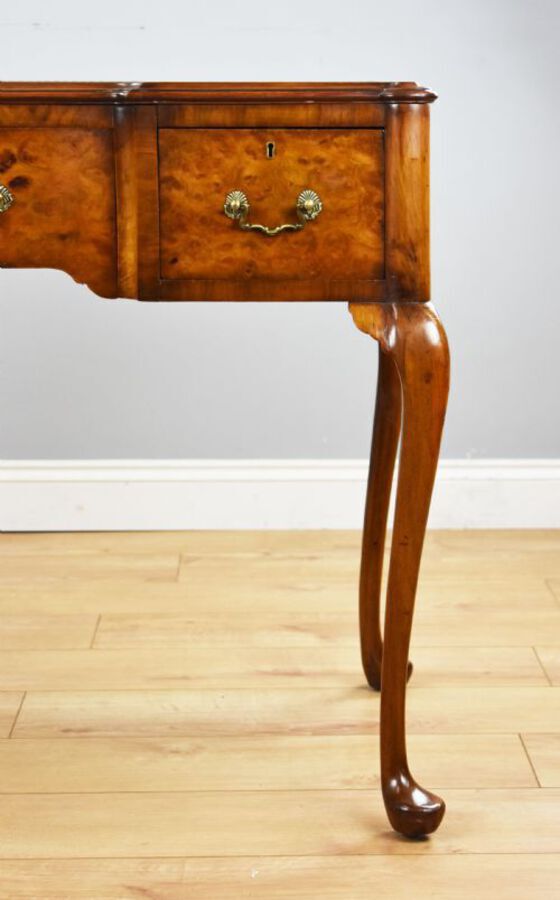 Antique Antique Burr Walnut Writing Table