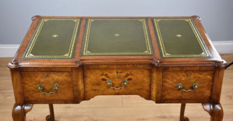 Antique Antique Burr Walnut Writing Table