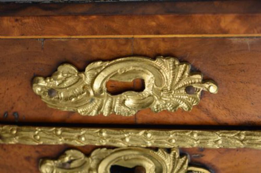 Antique Victorian Burr Walnut Bookcase