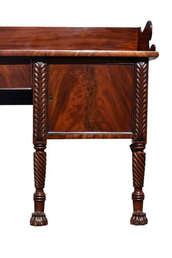 Antique Regency Flame Mahogany Sideboard