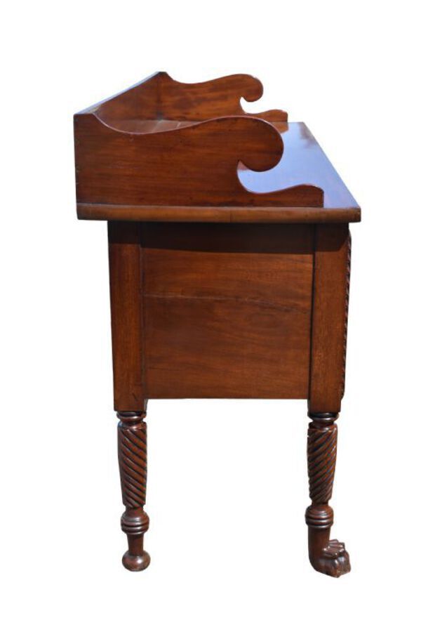 Antique Regency Flame Mahogany Sideboard