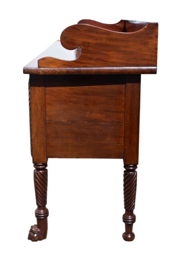 Antique Regency Flame Mahogany Sideboard