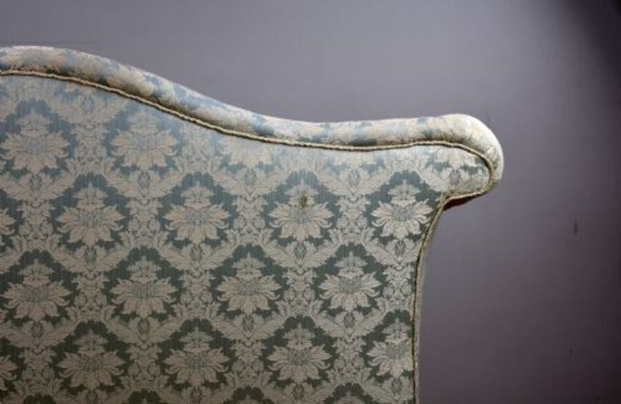 Antique George III Mahogany Chippendale Style Sofa
