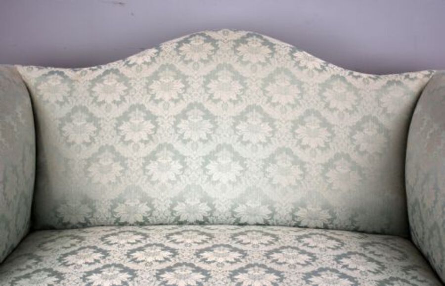 Antique George III Mahogany Chippendale Style Sofa