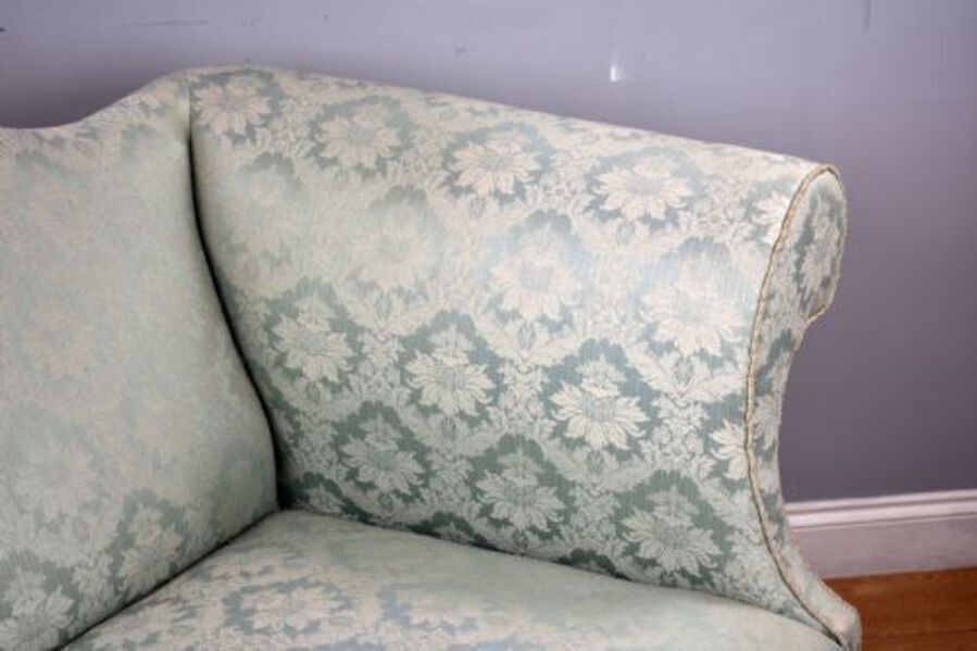 Antique George III Mahogany Chippendale Style Sofa