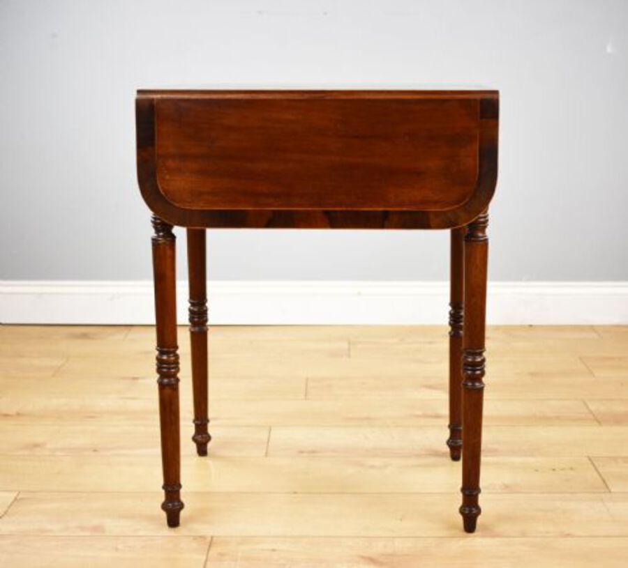 Antique Victorian Mahogany Pembroke/sewing table
