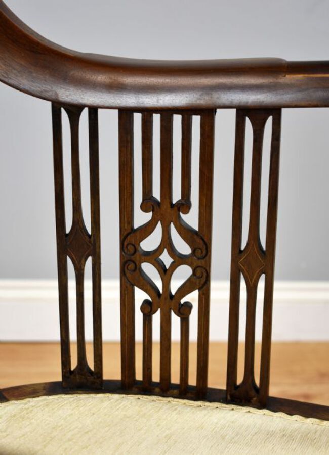 Antique Edwardian Mahogany Desk Chair