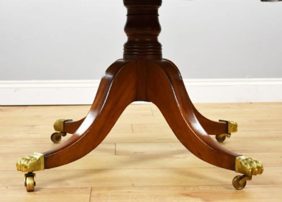 Antique Victorian Mahogany Drum Table