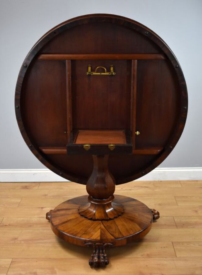 Antique Victorian Rosewood Breakfast Table