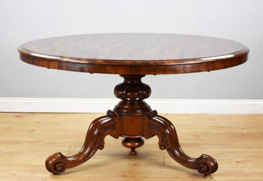Antique Victorian Mahogany Breakfast Table