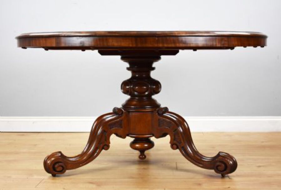 Antique Victorian Mahogany Breakfast Table