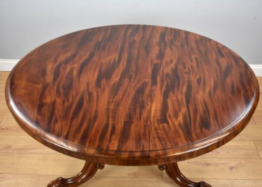 Antique Victorian Mahogany Breakfast Table