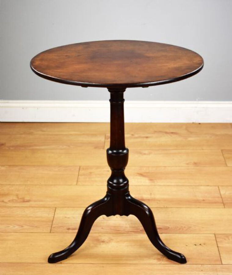 Antique George III Mahogany Tripod Table