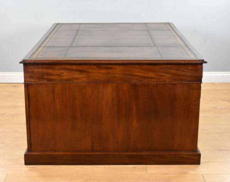 Antique Victorian Mahogany Partners Desk