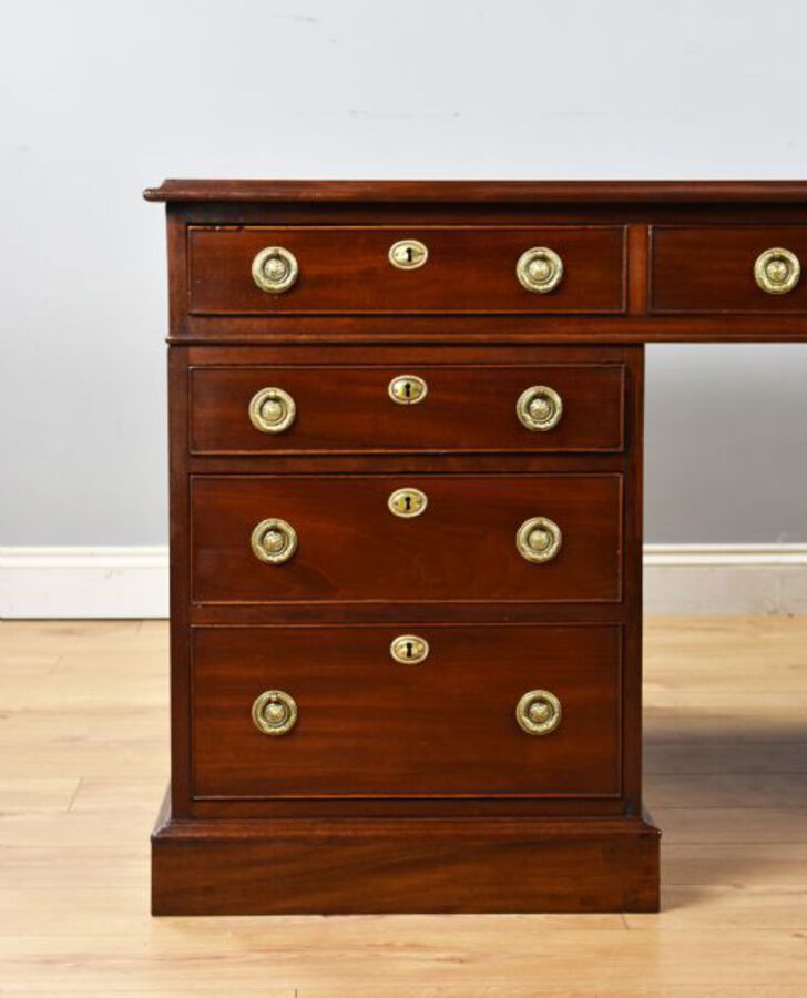 Antique Victorian Mahogany Partners Desk