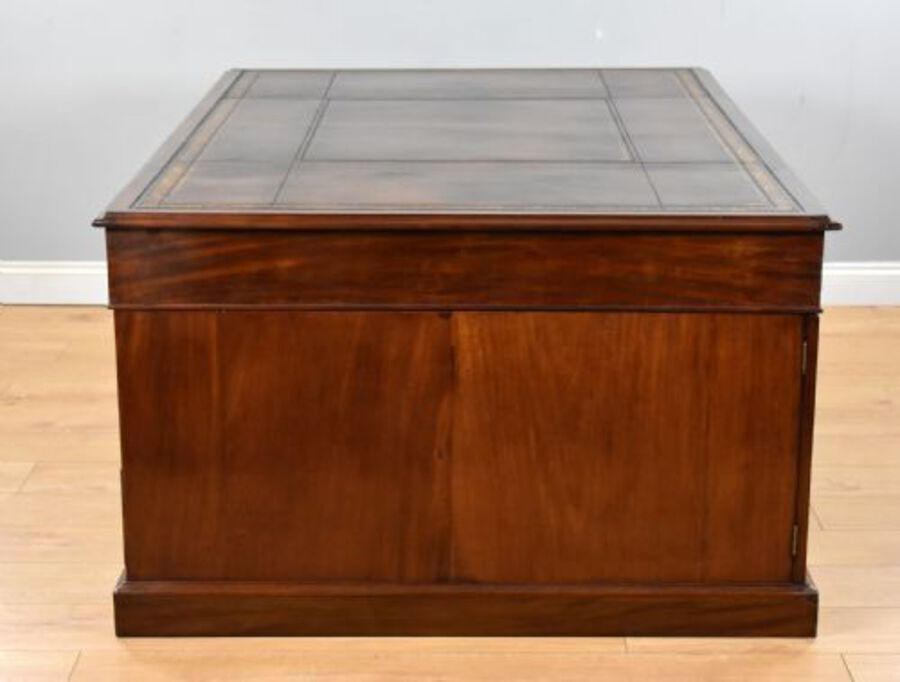 Antique Victorian Mahogany Partners Desk
