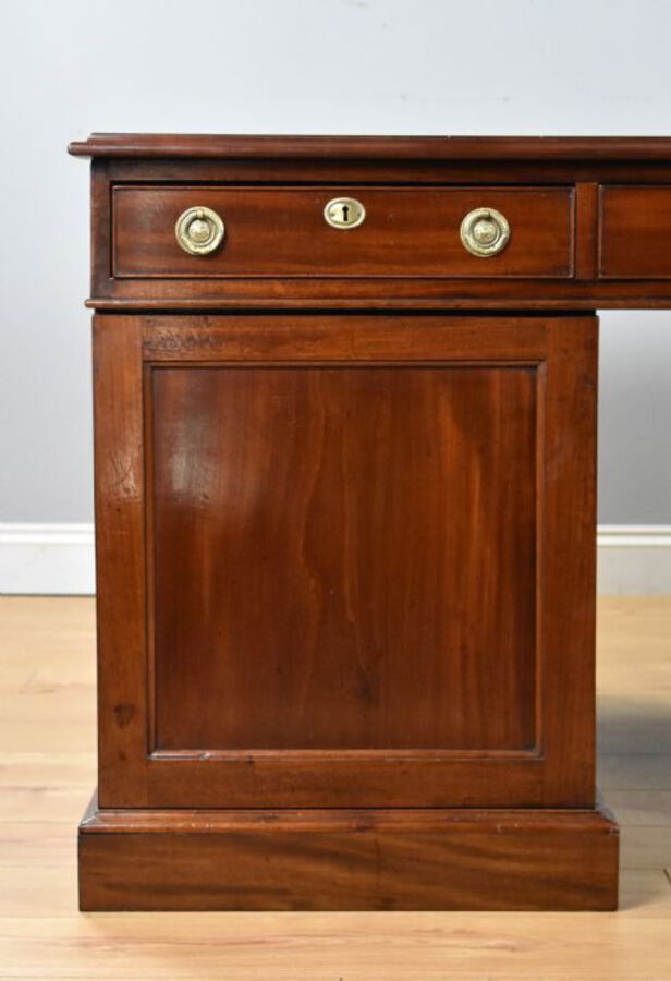 Antique Victorian Mahogany Partners Desk