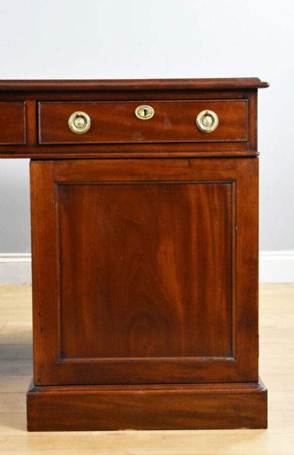 Antique Victorian Mahogany Partners Desk