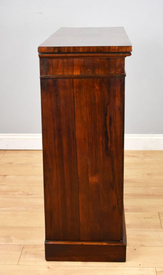 Antique Early Victorian Rosewood Open Bookcase