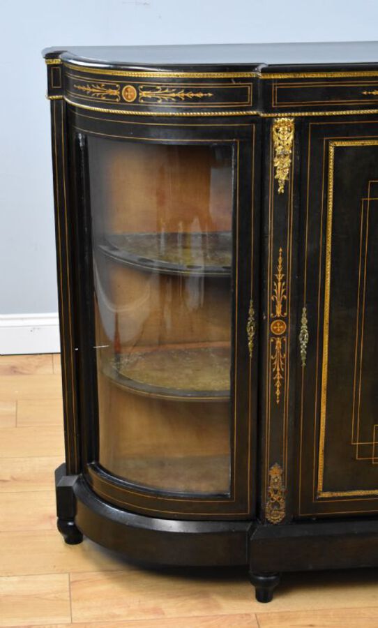 Antique Victorian Ebonised Credenza