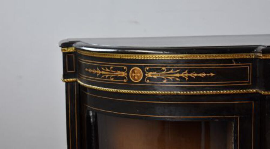 Antique Victorian Ebonised Credenza