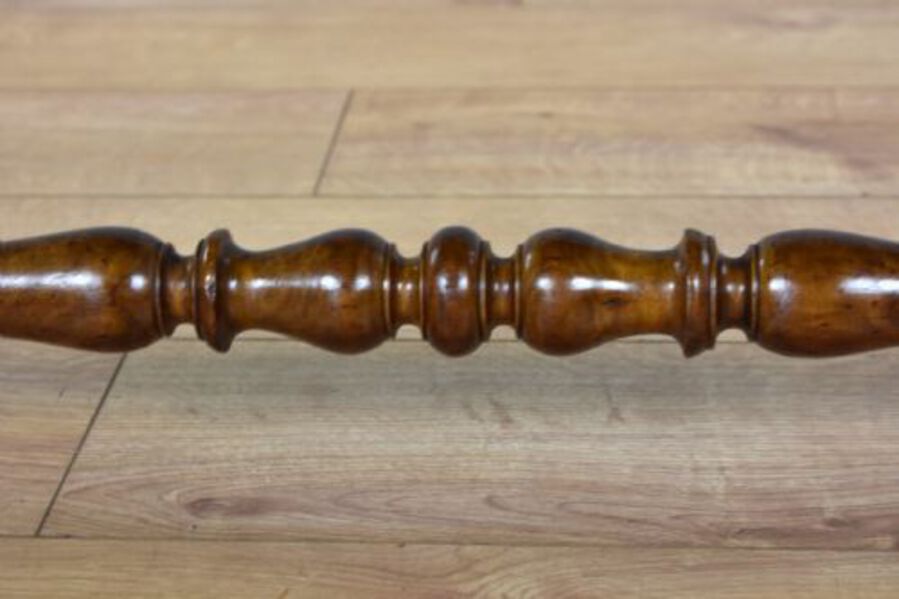 Antique Victorian Walnut and Parquetry Inlaid Coffee Table