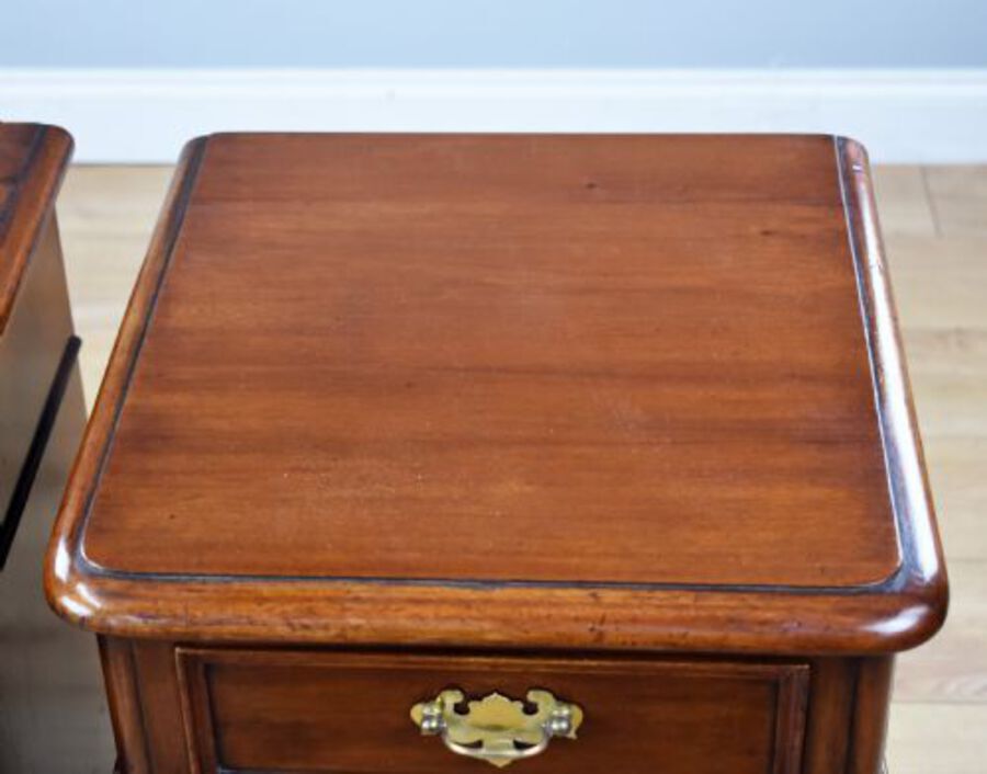 Antique Pair of Victorian Mahogany Bedside Chests