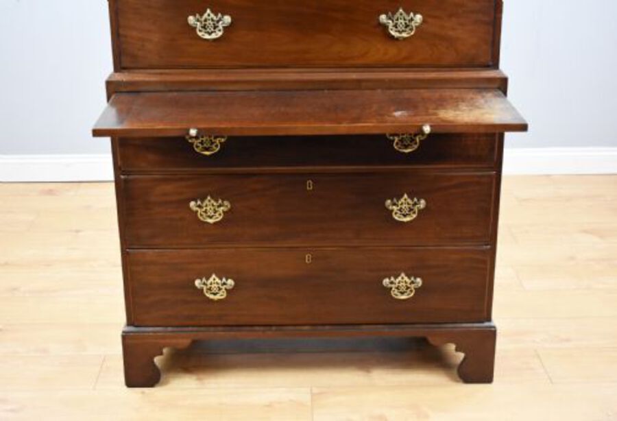 Antique George III Mahogany Chest on Chest