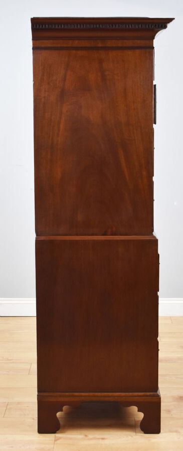 Antique George III Mahogany Chest on Chest