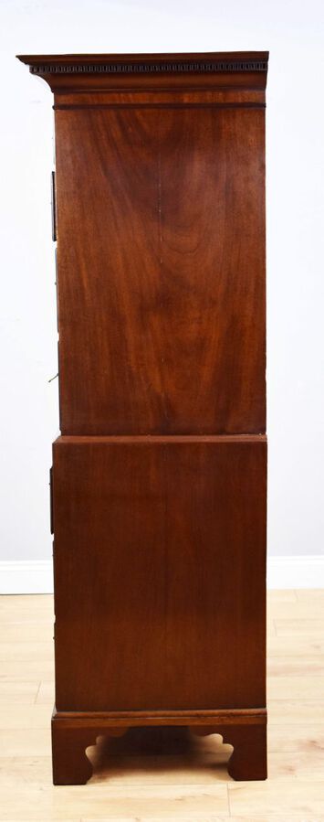Antique George III Mahogany Chest on Chest