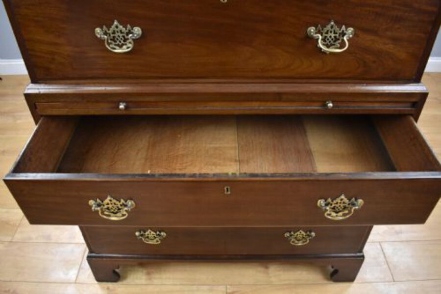 Antique George III Mahogany Chest on Chest
