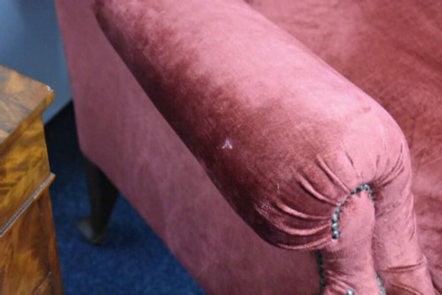 Antique Pair of Antique Wing Back Armchairs