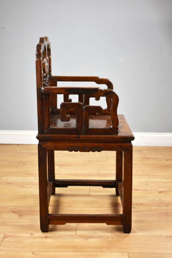 Antique 19th Century Oriental Armchair