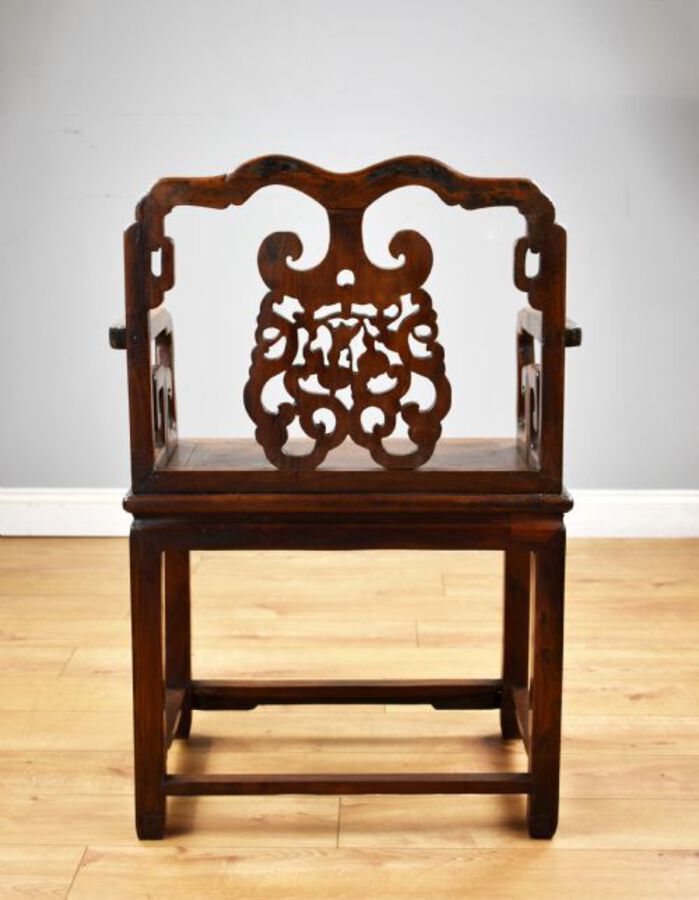 Antique 19th Century Oriental Armchair