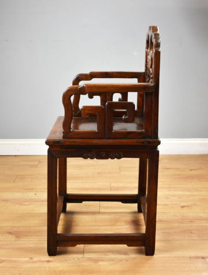 Antique 19th Century Oriental Armchair