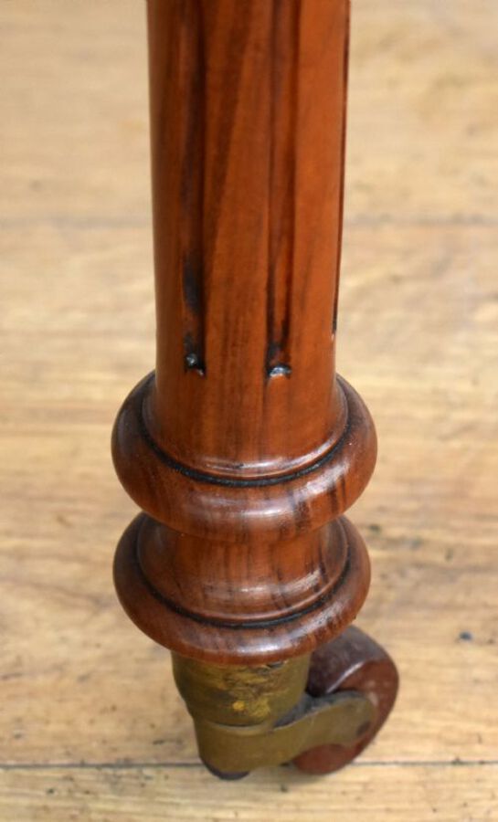 Antique Victorian Burr Walnut Inlaid Occasional Table