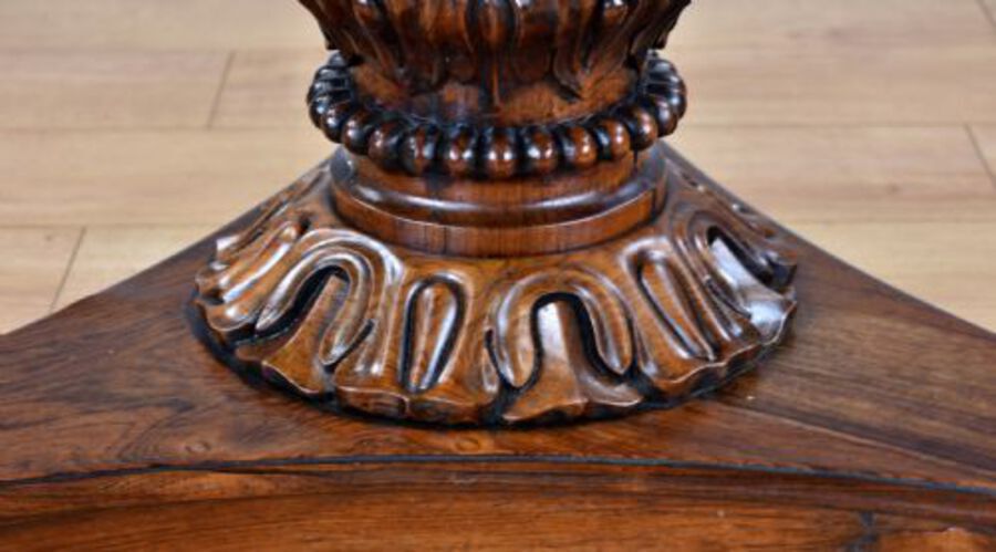 Antique William IV Rosewood Circular Breakfast Table