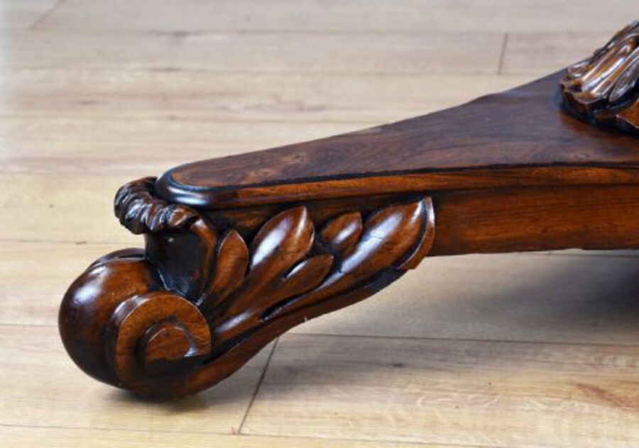 Antique William IV Rosewood Circular Breakfast Table