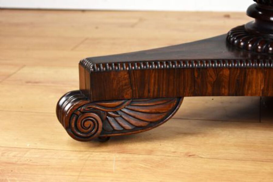 Antique Regency Rosewood Breakfast Table