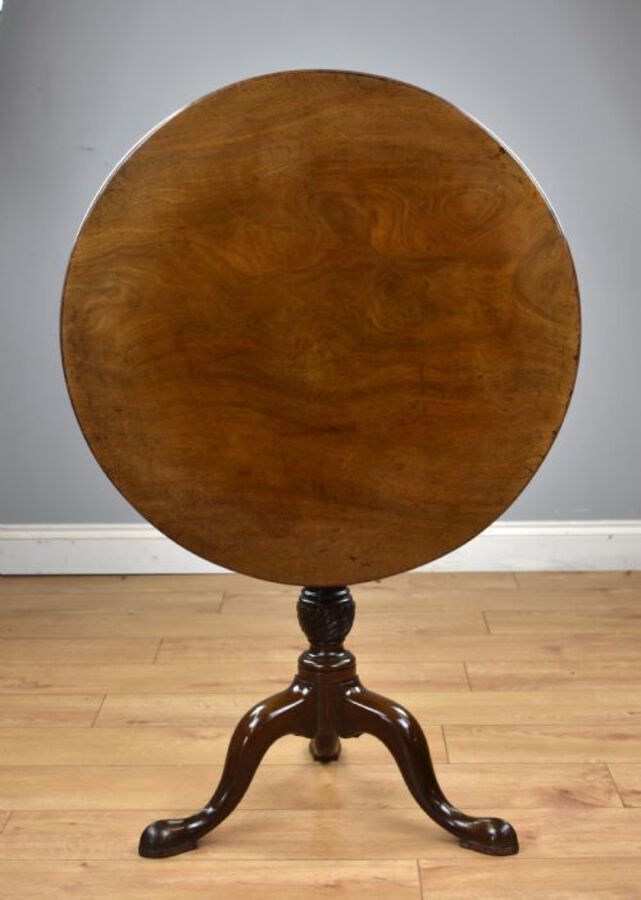 George III Mahogany Tripod Table