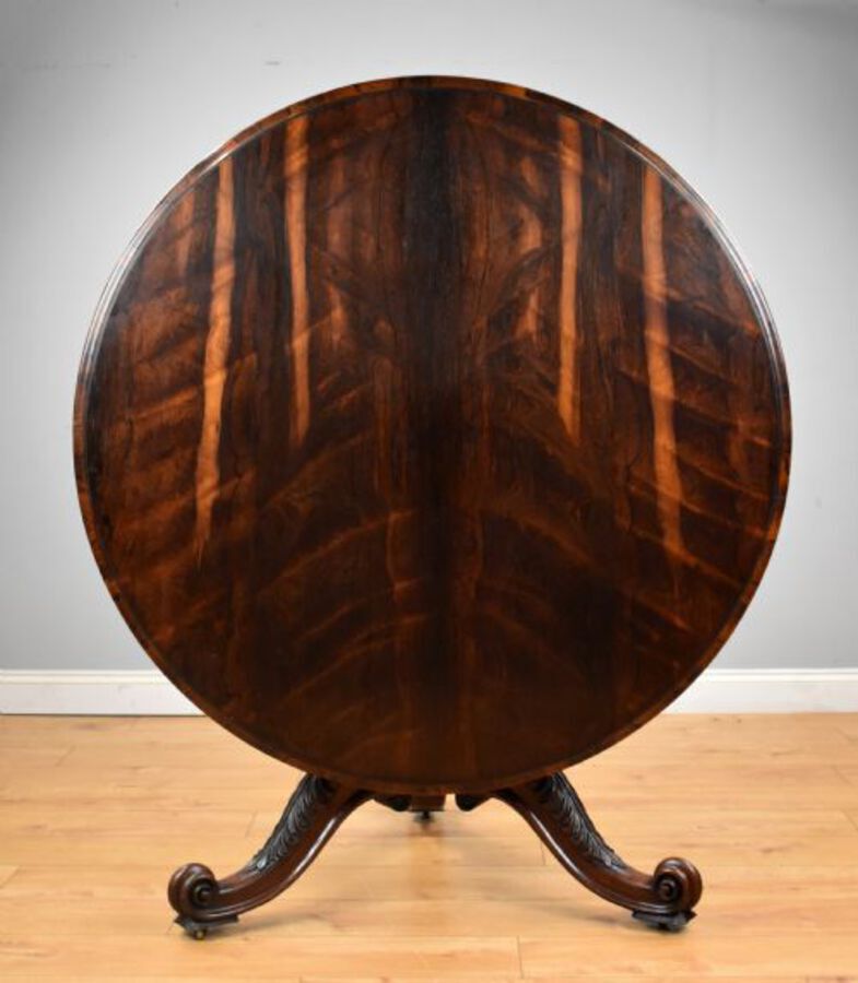 Victorian Rosewood Circular Breakfast Table