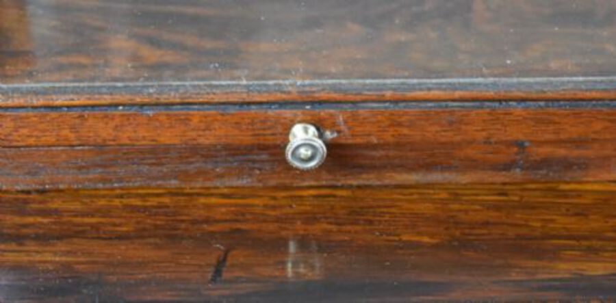 Antique 1930s Oak Glass Cased Table Top Display Cabinet