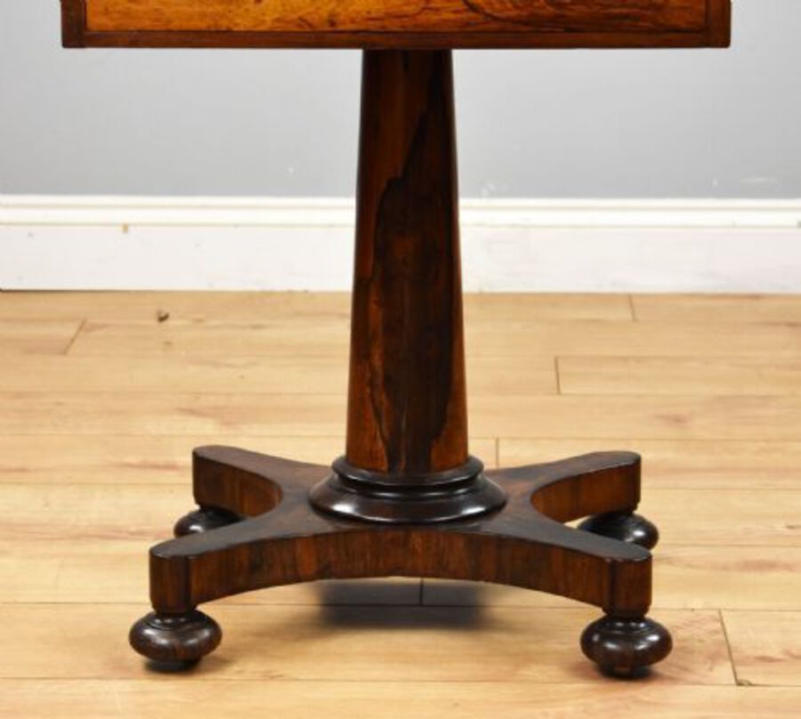 Antique Victorian Rosewood Work Table