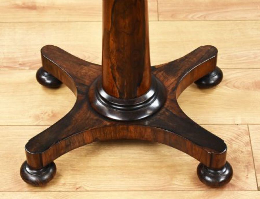 Antique Victorian Rosewood Work Table