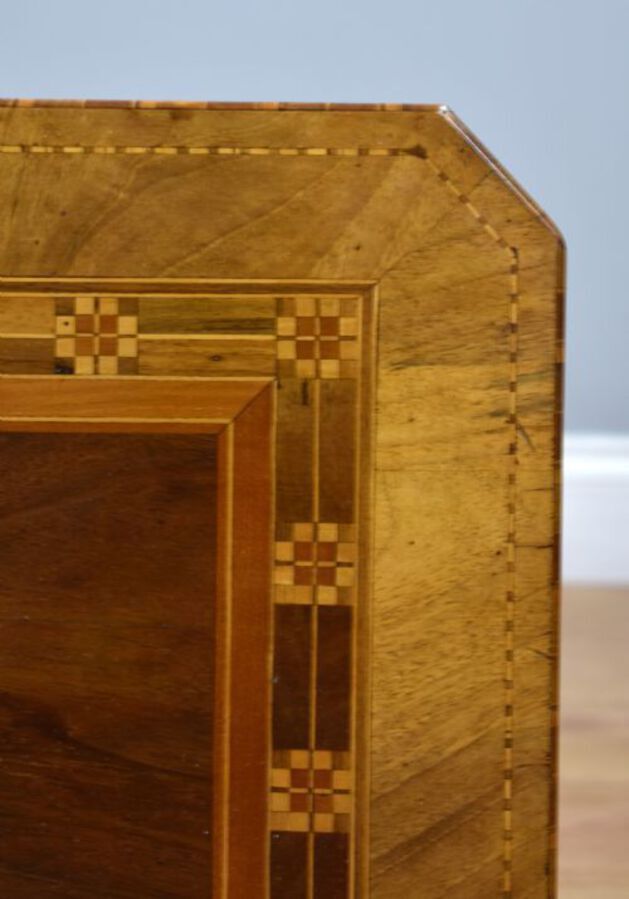 Antique 19th Century Walnut Chess Table