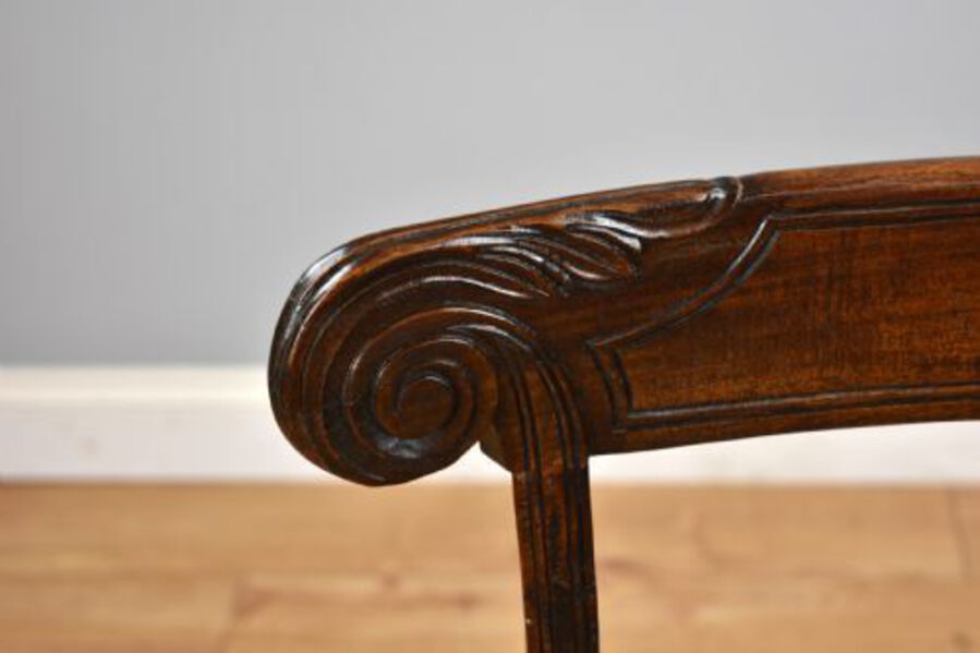 Antique Set of 4 William IV Mahogany Dining Chairs