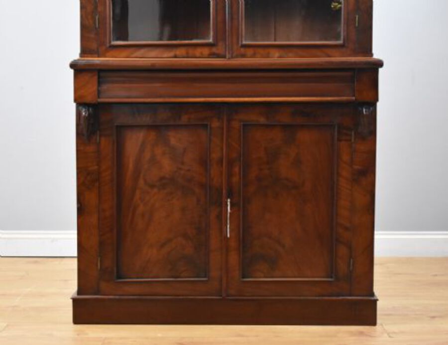 Antique Victorian Mahogany Bookcase