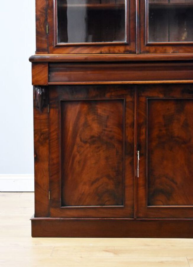 Antique Victorian Mahogany Bookcase